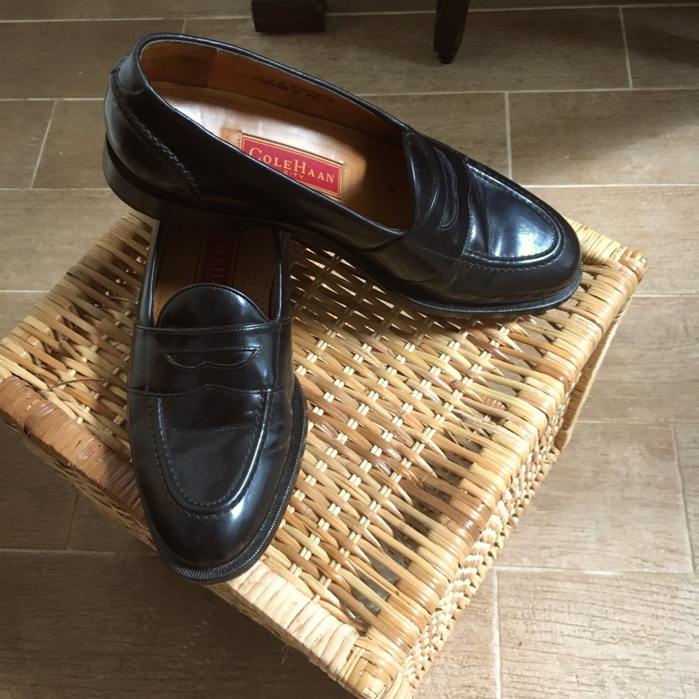 Men’s Cole Haan Black Slip-on Penny Loafer 9.5 M